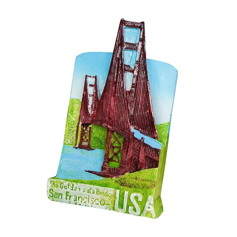 USA Golden Gate Bridge 3D Fridge Magnet Tourist Souvenir Gift Resin High Quality 