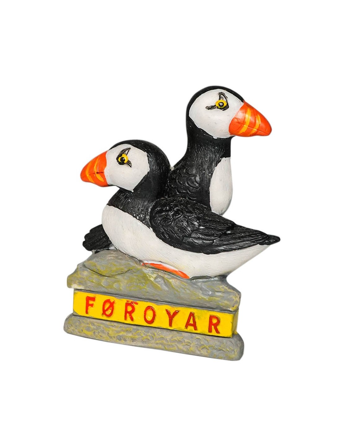 3D Resin Fridge Magnet Travel Souvenir Denmark Seagull of Faroe Islands 